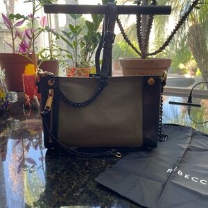 Rebecca Minkoff Black and Green Crossbody Bag